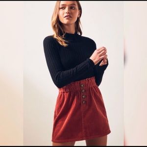 PacSun High-waisted Corduroy Paper-bag skirt✨